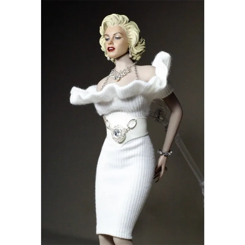 1/6 مقياس أنثى النرجس تنورة دعوى نموذج البتلة القمم تنورة قصيرة حجر الراين حزام ل 12 ''الجندي لعبة أرقام اكسسوارات DIY بها بنفسك #3