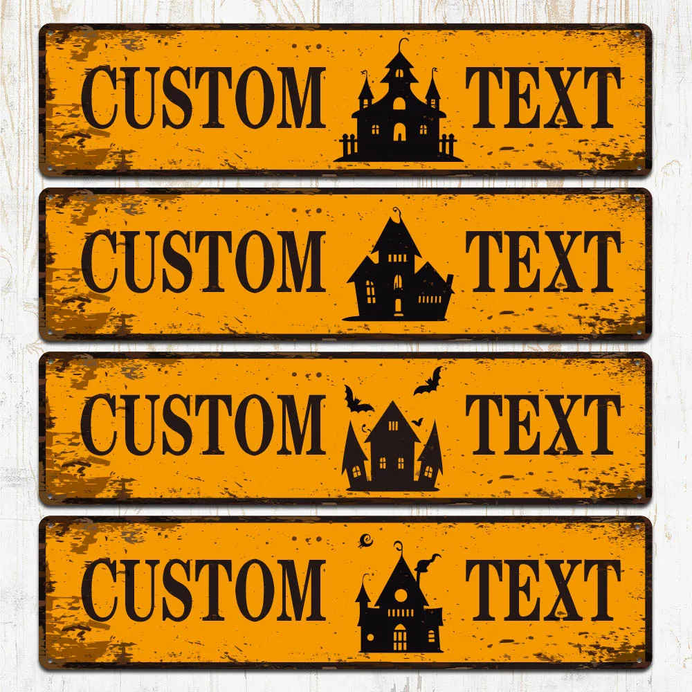 1 Custom Road Sign Wire drawing metal surface technology Easy to install with perforated design Ideal personalized room gift