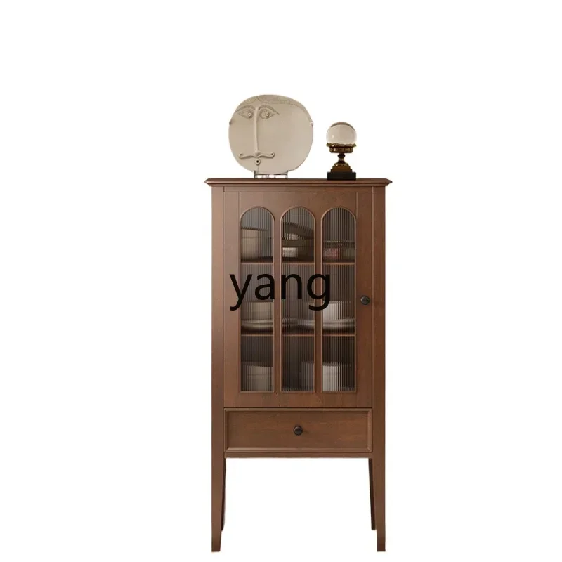 خزانة زاوية تلفزيون من الخشب الصلب بالكامل بتصميم كلاسيكي أمريكي فرنسي من LH، خزانة حديثة وبسيطة على الطراز الكريمي