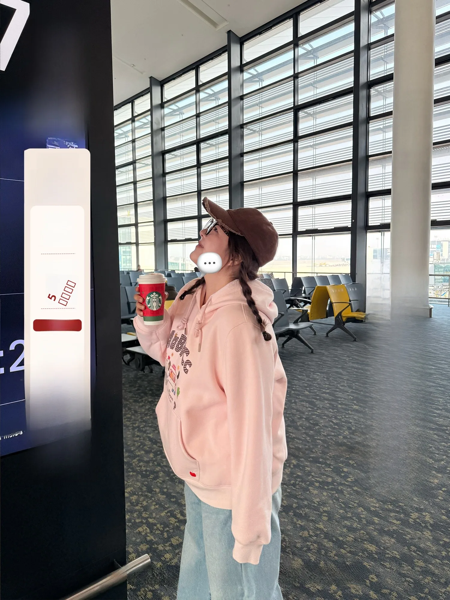 

Женская толстовка с капюшоном Pongkiki Fce, удобная мягкая толстовка больших размеров с принтом собаки, розового цвета, зимняя повседневная уличная одежда