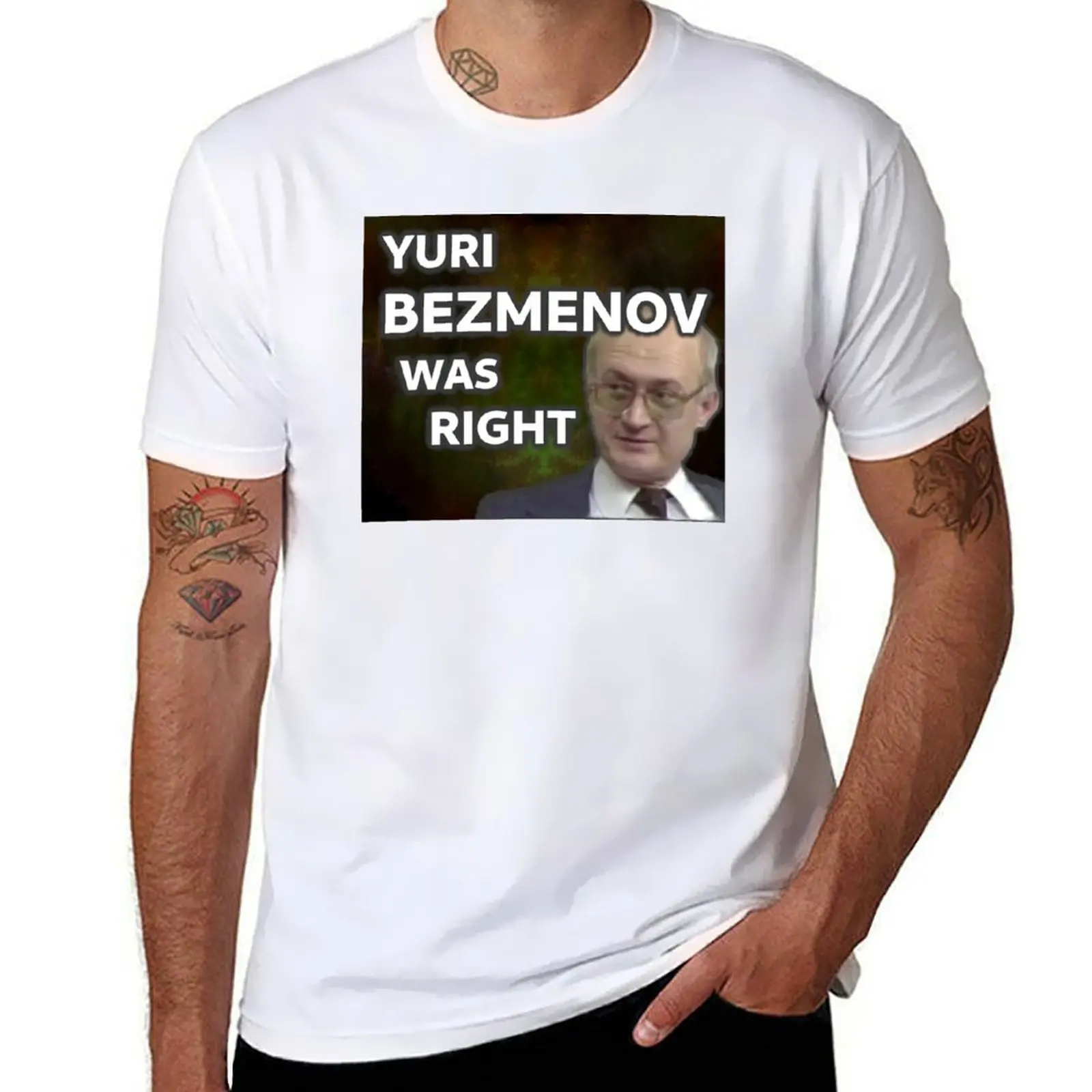 

Yuri Bezmenov Was Right T-Shirt t shirts for man cotton funny cotton t shirt pack T-Shirt