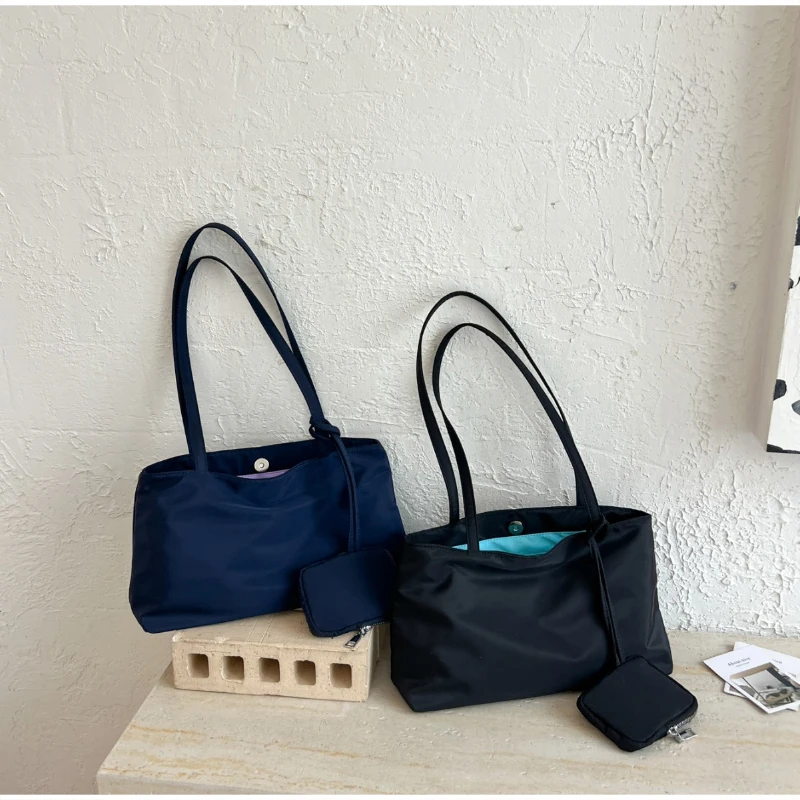 Karierte Canvas-Umhängetasche für Damen, leichte, lässige Pendler-Handtasche, Vintage-Tragetasche mit kariertem Muster und Farbblock-Design – Detail 20