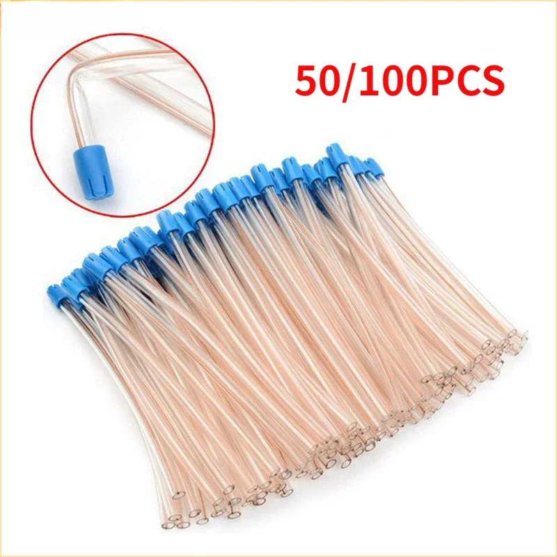 

50/100pcs Disposable Dental Suction Tube Saliva Ejector Aspirator Tube Dental Disposable Soft Flexible Low Volume Suction Tips