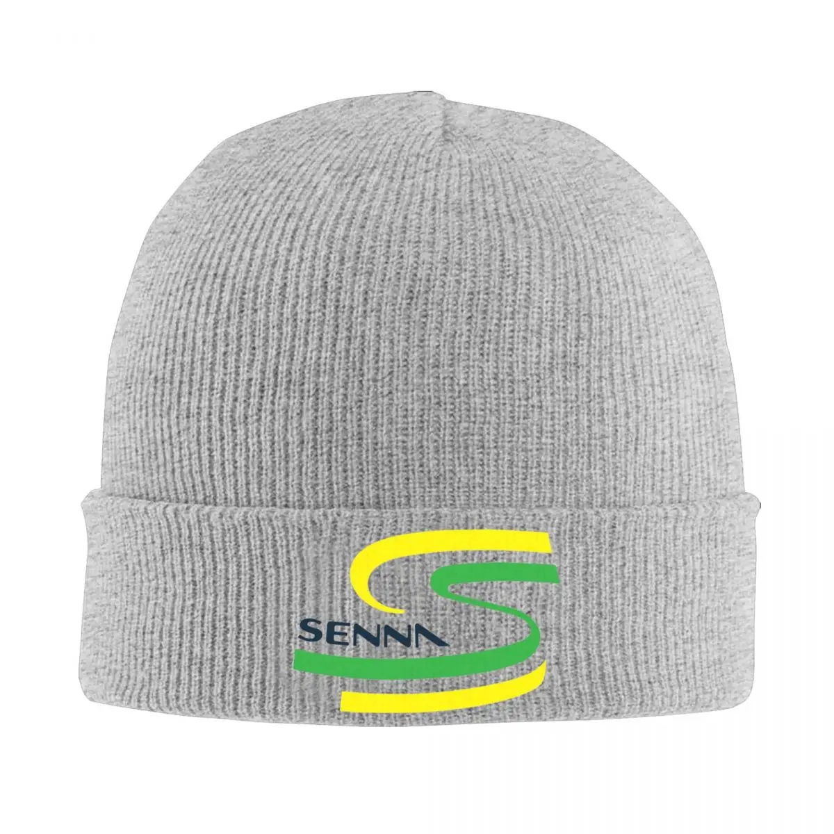 Ayrton Senna-A lenda do gorro de corrida masculino e feminino, boné de malha acrílica quente para outono e inverno