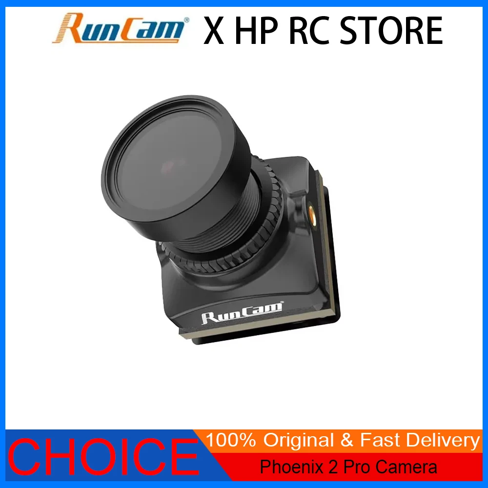 

FPV-камера RunCam Phoenix 2 Pro для фристайла — 1500 ТВЛ, 16:9/4:3, переключение PAL/NTSC, ночное видение для FPV Racing и дронов для фристайла