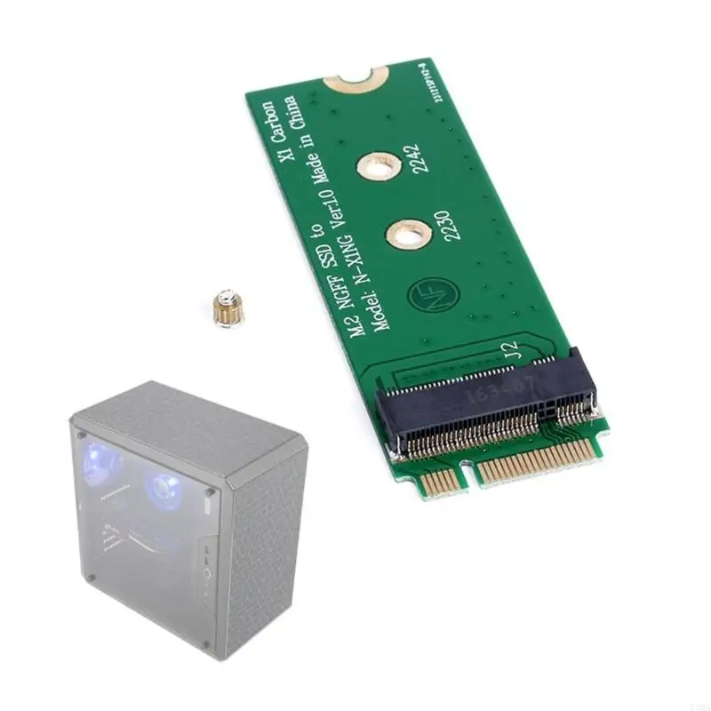 F3MA 20+6 Pin SSD a NGFF M.2 SSD Tarjeta convertidora Transferencia y almacenamiento datos eficientes