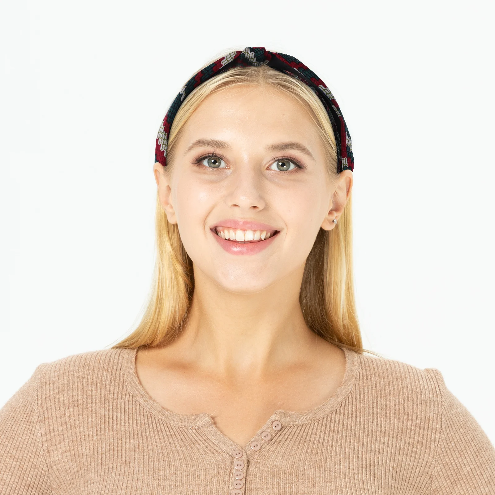 

6pcs Knot Headband Women Fashion Knotted Wide Elastic Hair Bands Sweat-Absorbing For Yoga Sports Makeup Parties Hair Styling