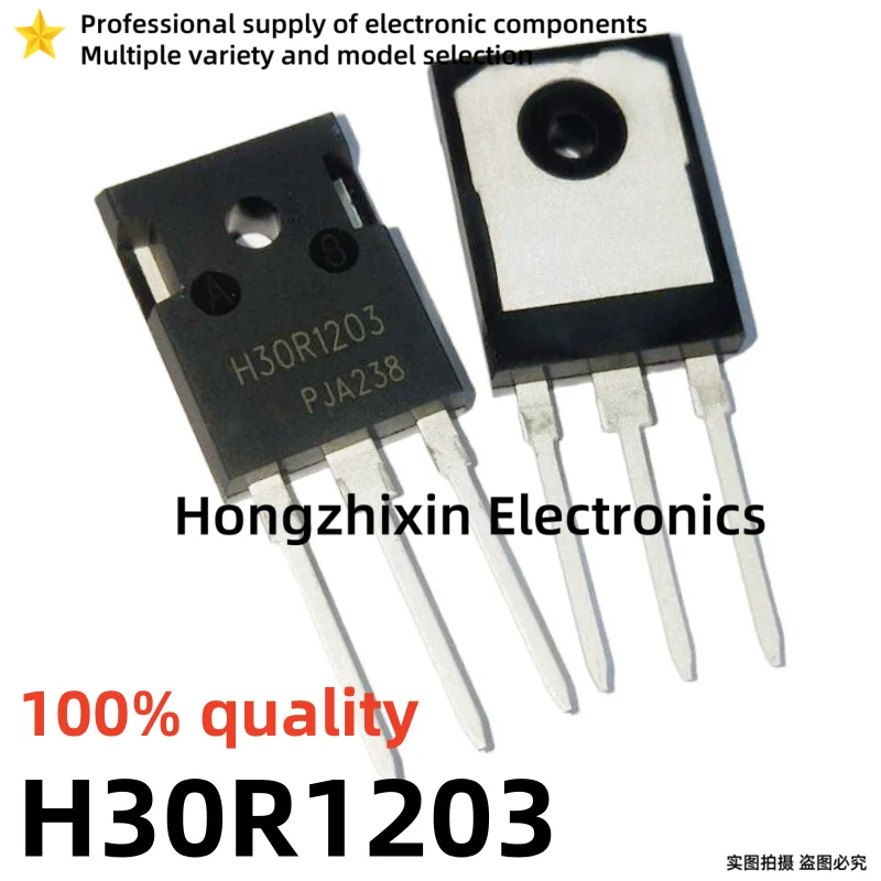 Tubo do forno de indução, H30R1202 30R1202 H30R1203 30R1203 H30R1353 30R1353 H30R1602 30R1602 TO-247 IGBT, Qualidade 100%, 10pcs