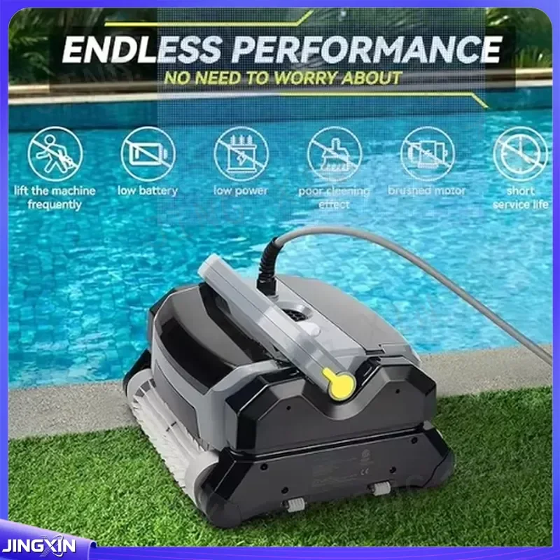 custom for Automatic Robot Pool Cleaner Swimming Pool Cleaning Wired Underwater Crawling Cleaning Robot with European Plug