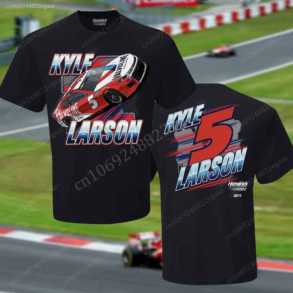 2024 Summer Kyle Larson Hendrick Motorsports T Shirt Men Team Collection Racing Car Nascar T-shirt Vintage Clothes Top KID Tee 5