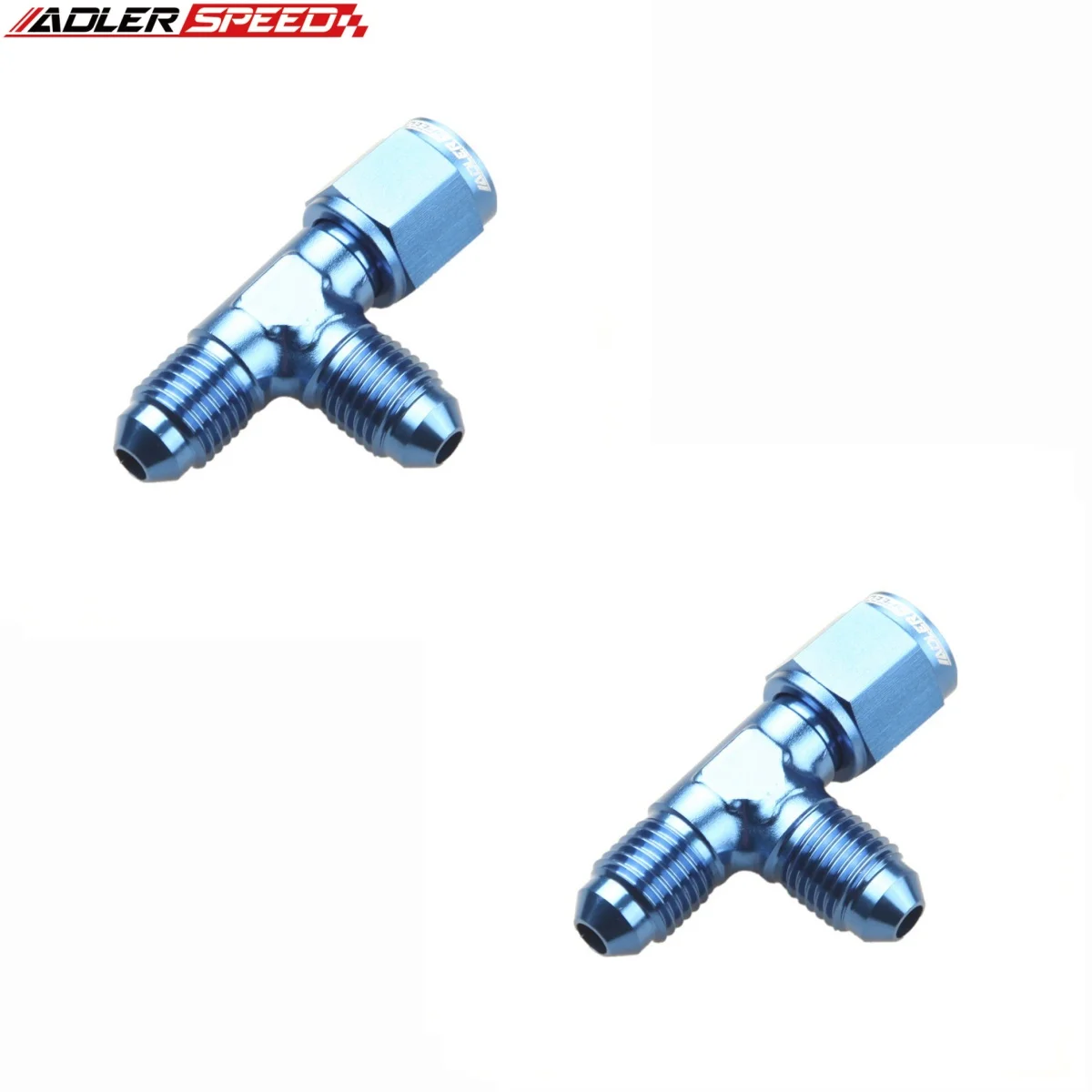 2 قطعة الألومنيوم مضيئة المحملة المناسب AN4 AN6 AN8 AN10 AN12 الذكور مع 4 6 8 10 12 AN أنثى قطب على الجانب محول أسود/أزرق #6