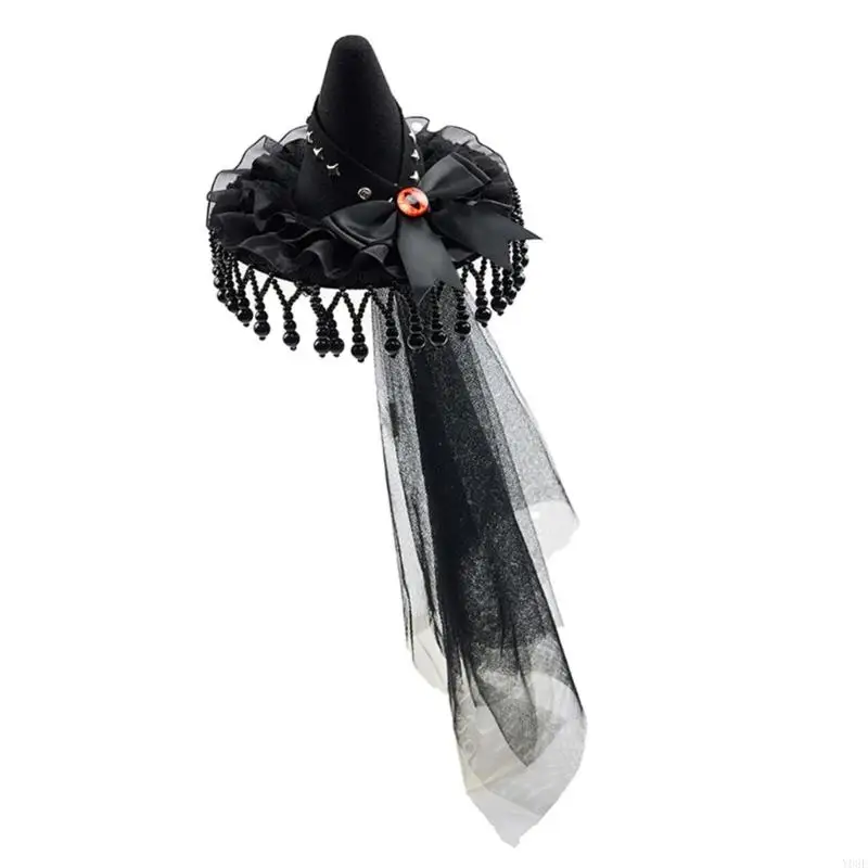 Steampunk Spitze Trim Haarnadel Elegante Süße Mesh Haar Clip Motorhaube Kopfschmuck Foto Requisiten Für Frauen Und Mädchen – Detail 8