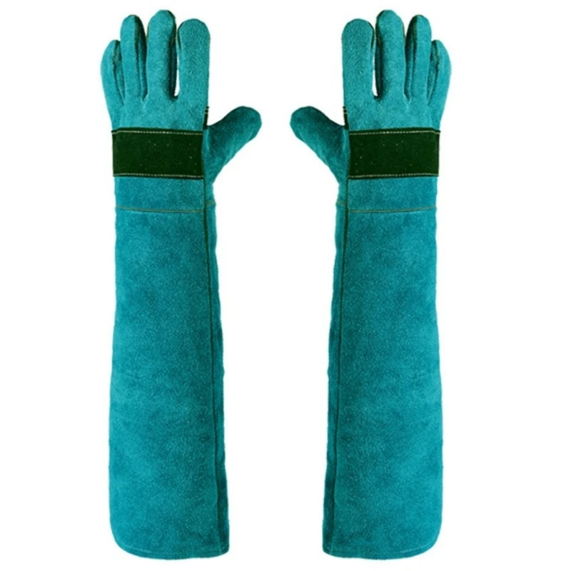 

F68B 45cm/60cm Animal Handling Gloves Bites Proof Dog Gloves Multifunction Glove