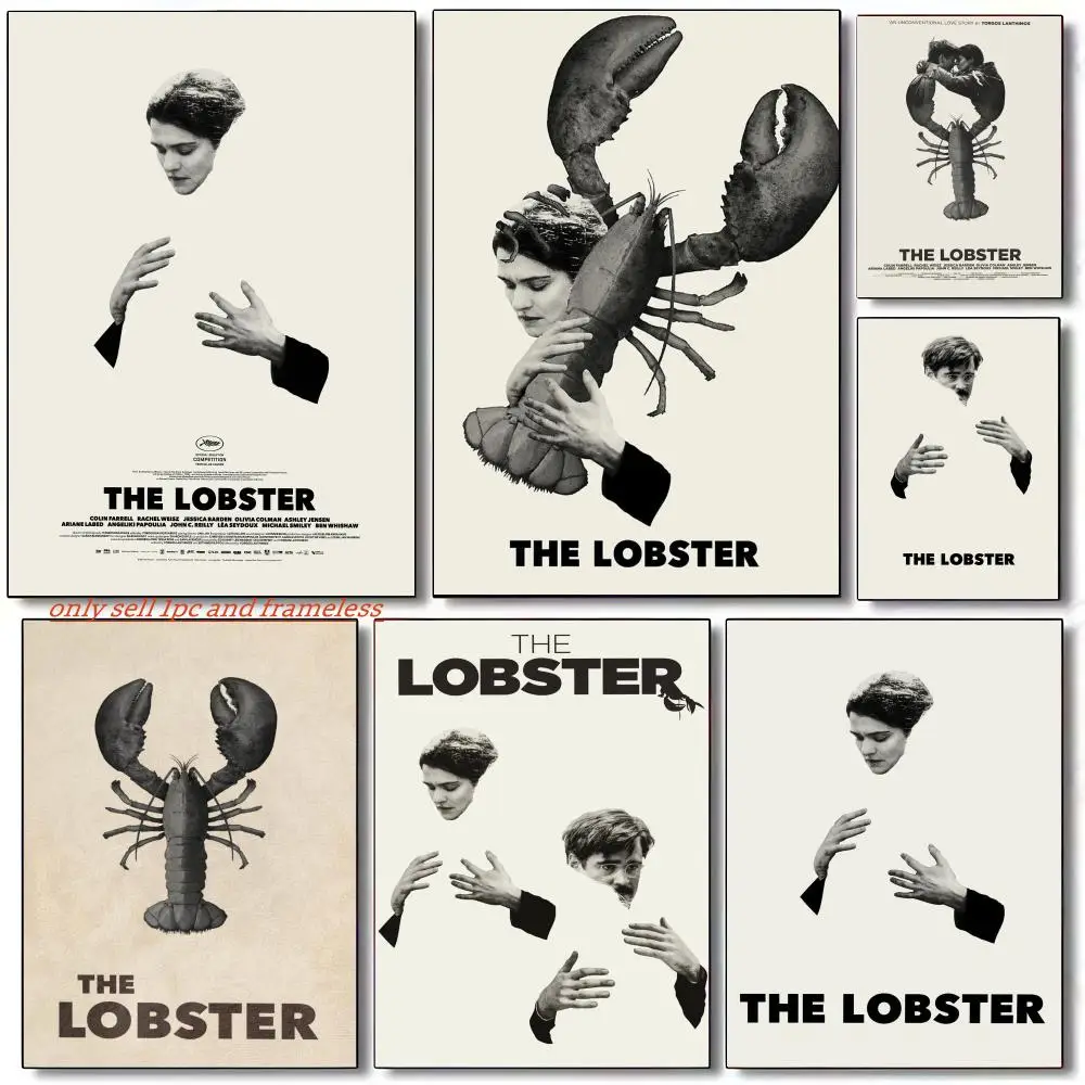 Humor Comedy Movies The Lobster-L Poster Poster painting with prints Home bedroom living room decoration gift