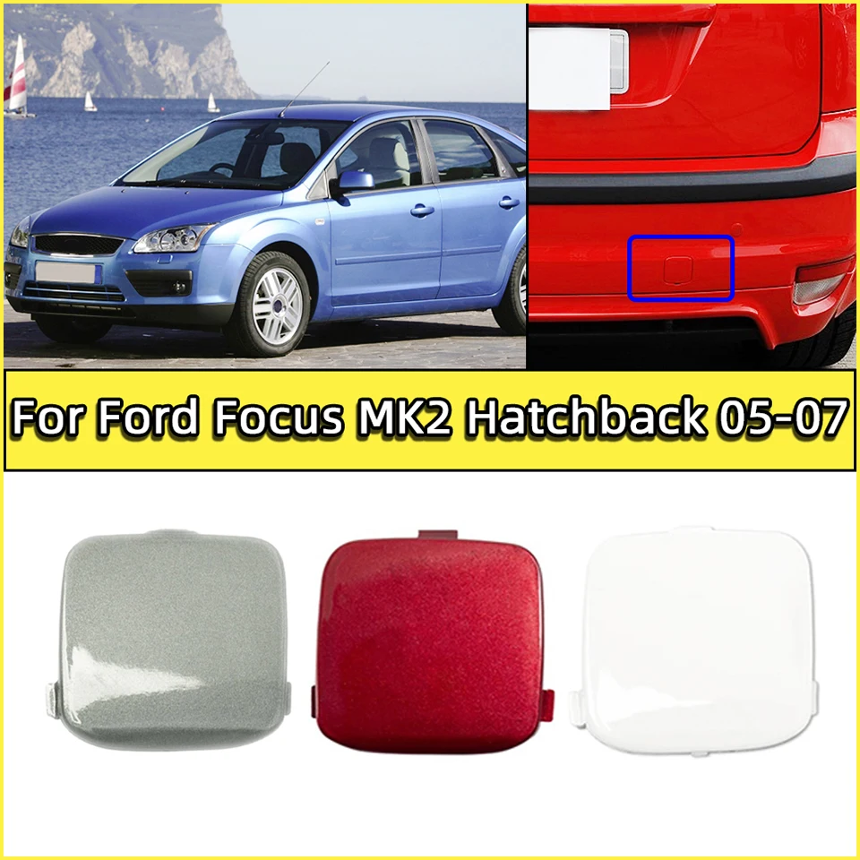 

Auto Part Rear Bumper Towing Hook Cover Cap For Ford Focus II MK2 Hatchback 2005 2006 2007 1323934 1353157 Hauling Trailer Lid