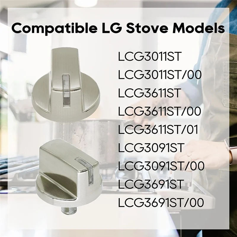 A76G-استبدال مقبض التحكم في الموقد الجمعية 5 قطعة AEZ73293801 للمجموعة/موقد الموقد ، جزء استبدال مقبض الموقد