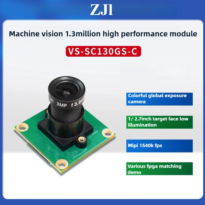 

[VS-SC130GS-C] Global Color 1.3 Million 240 Frame MIPI Module FPGA Project