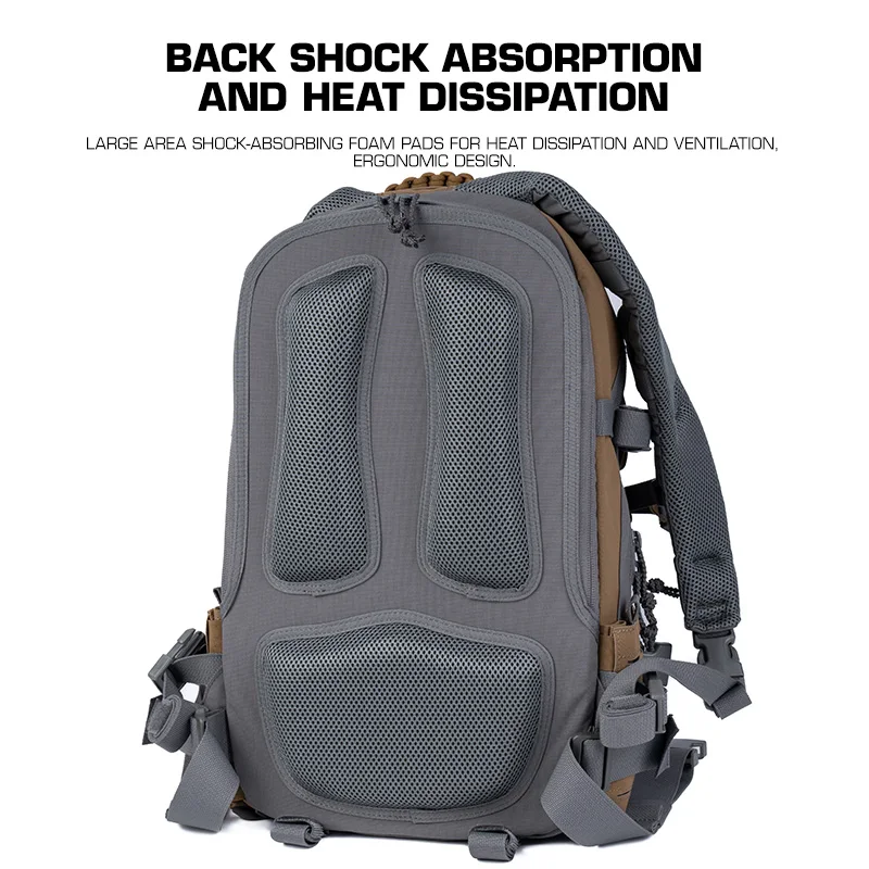 Tactical 25L Large Capacity Water Storage Pouch Assault Hunting Backpack for MOLLE System Multi-purpose Hiking Camping Travel