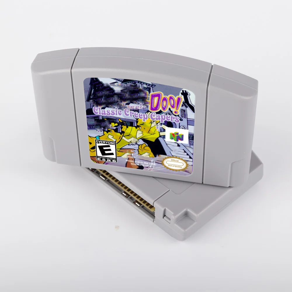 لبطاقة الألعاب N64 Scoobyed Game Dooes - خرطوشة إصدار كلاسيكية Creep Capers USA NTSC EUR PAL #2