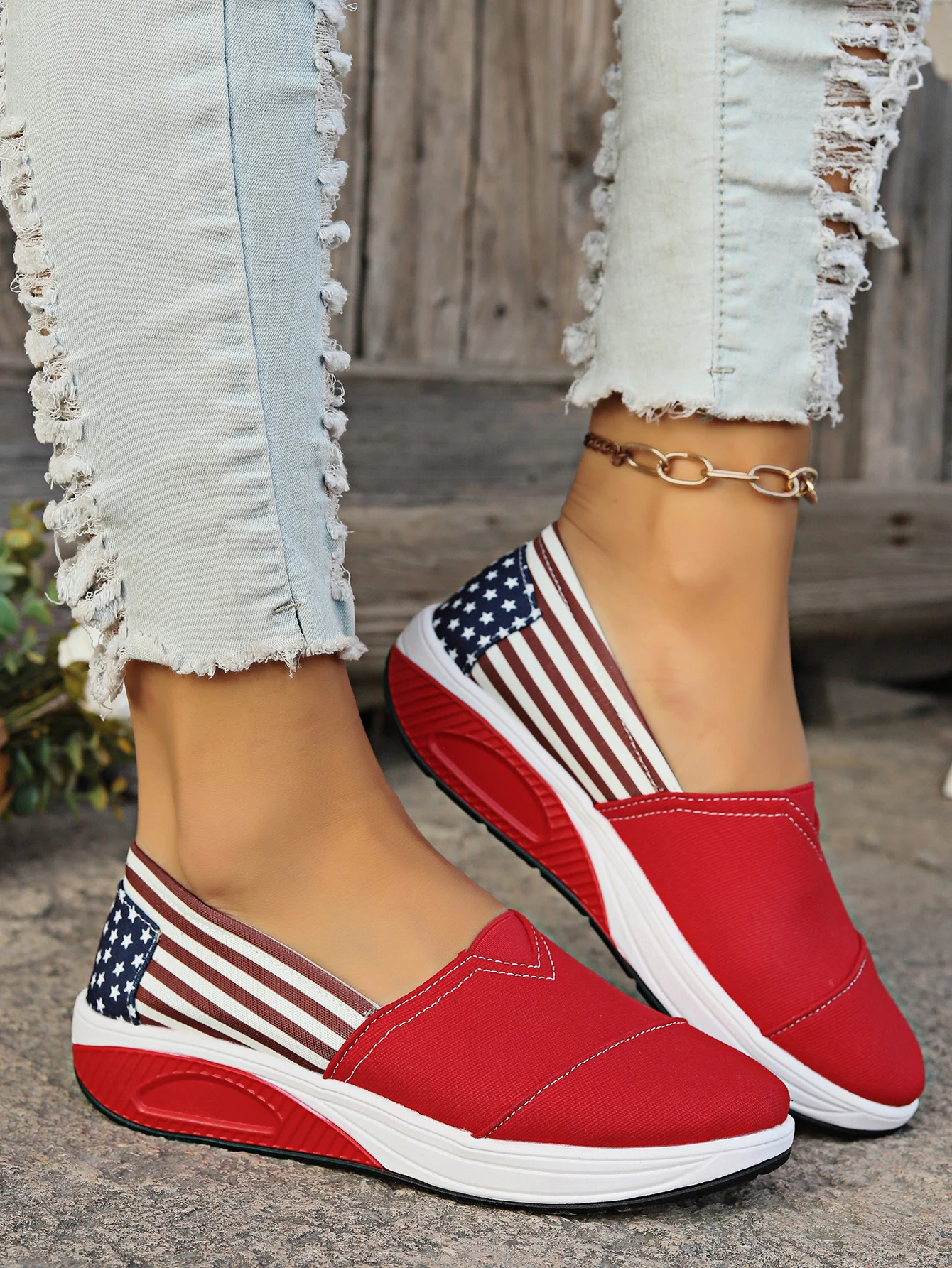 Women Shoes Large Size 35-45 Breathable Flat Canvas Flat Shoes Solid Color Soft