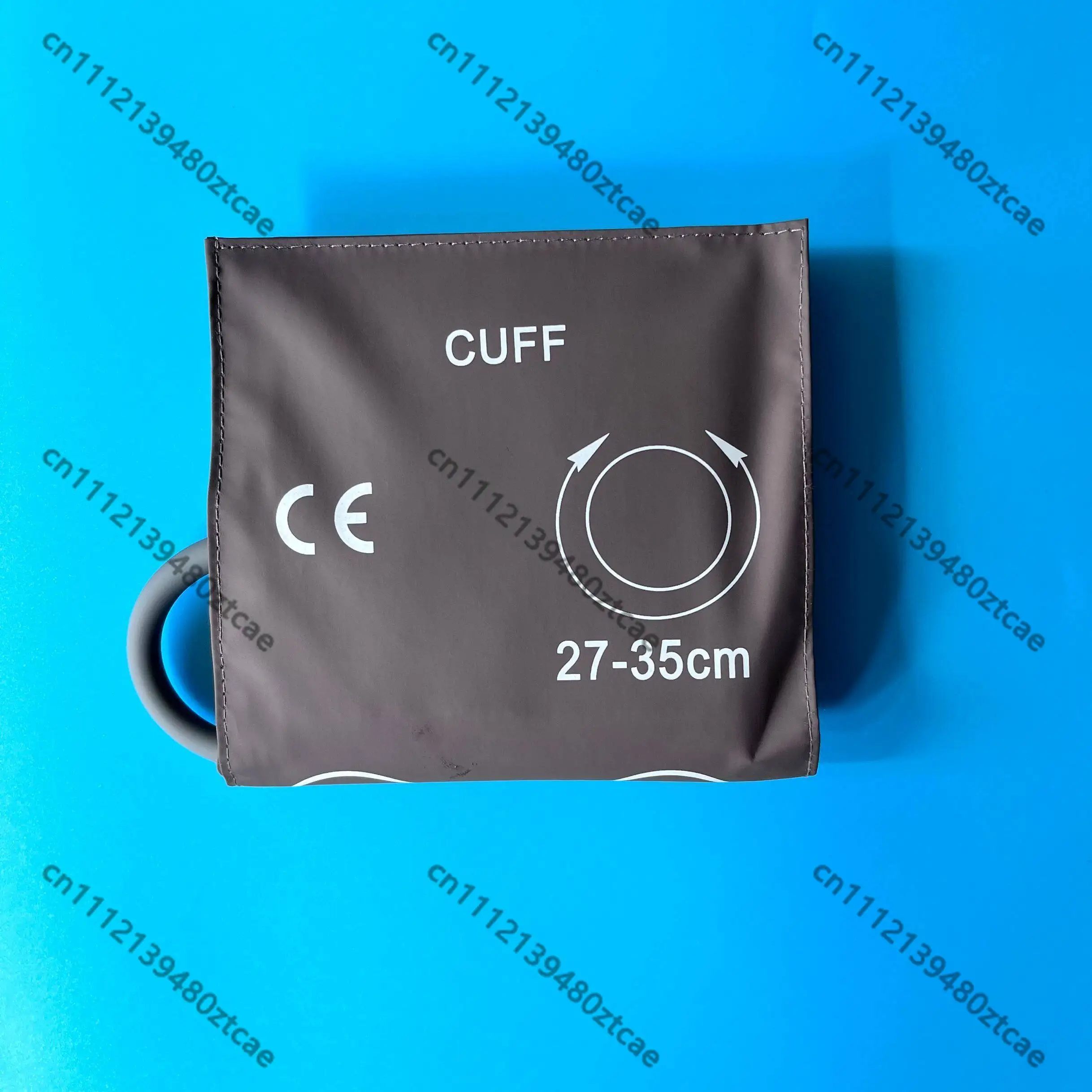 Single Tube Blood Pressure Cuff, PU Leather Adult Cuff Sleeve, Durable & Comfortable, Universal Accessory for Monitors
