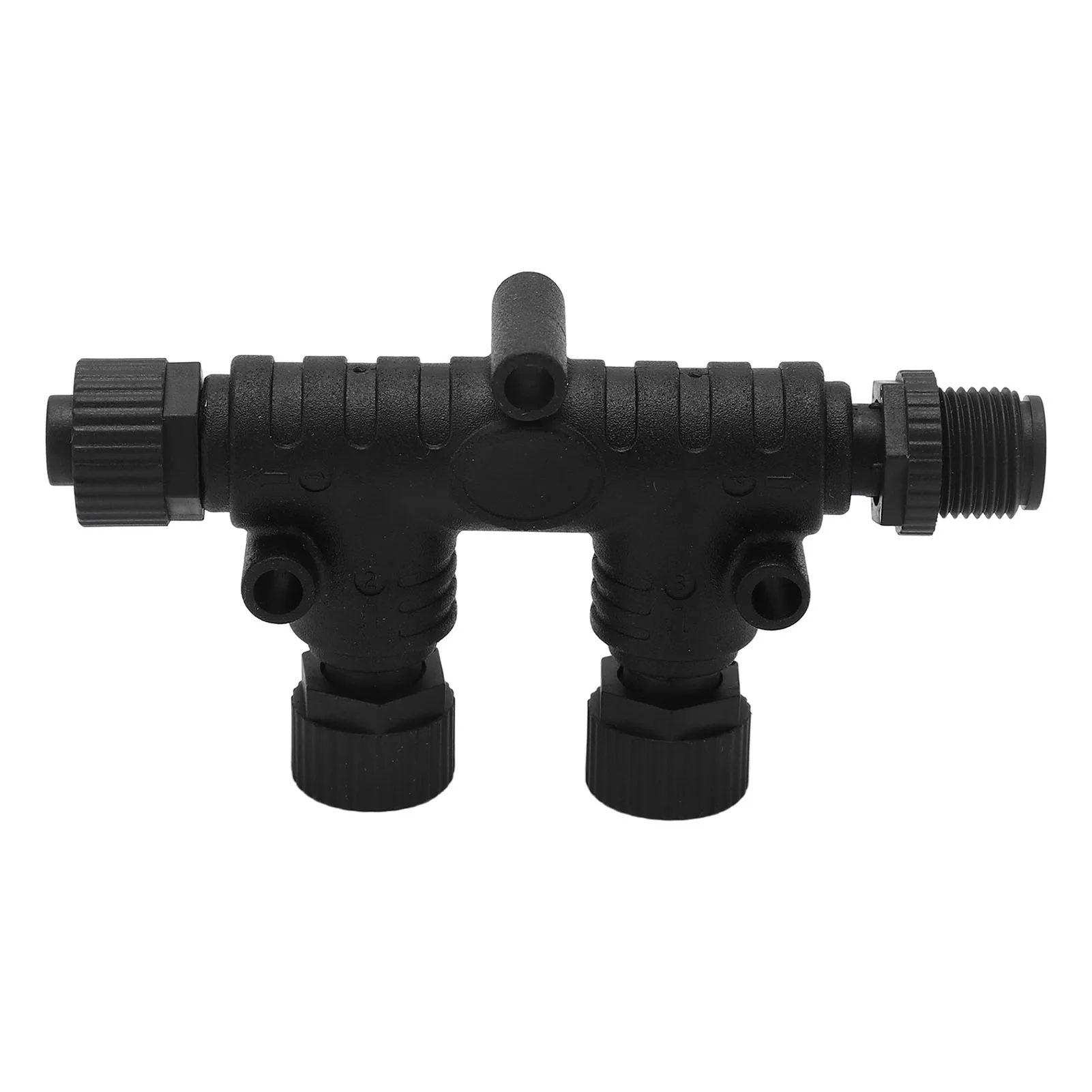 Terminator NMEA 2000, 2-portowy, gwint M12, 5-pinowy, wodoodporny IP67, uniwersalny, do sieci B i G.