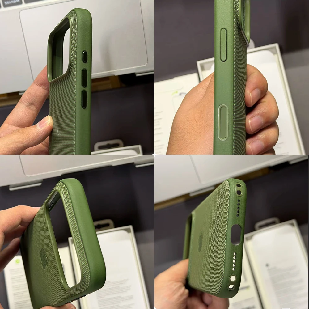 Etui MagSafe Magnetic Tech Woven do iPhone'a 18 17 Pro Max 17Pro TechWoven z logo do bezprzewodowego ładowania do iPhone'a 18Pro z pudełkiem — zdjęcie produktu 5