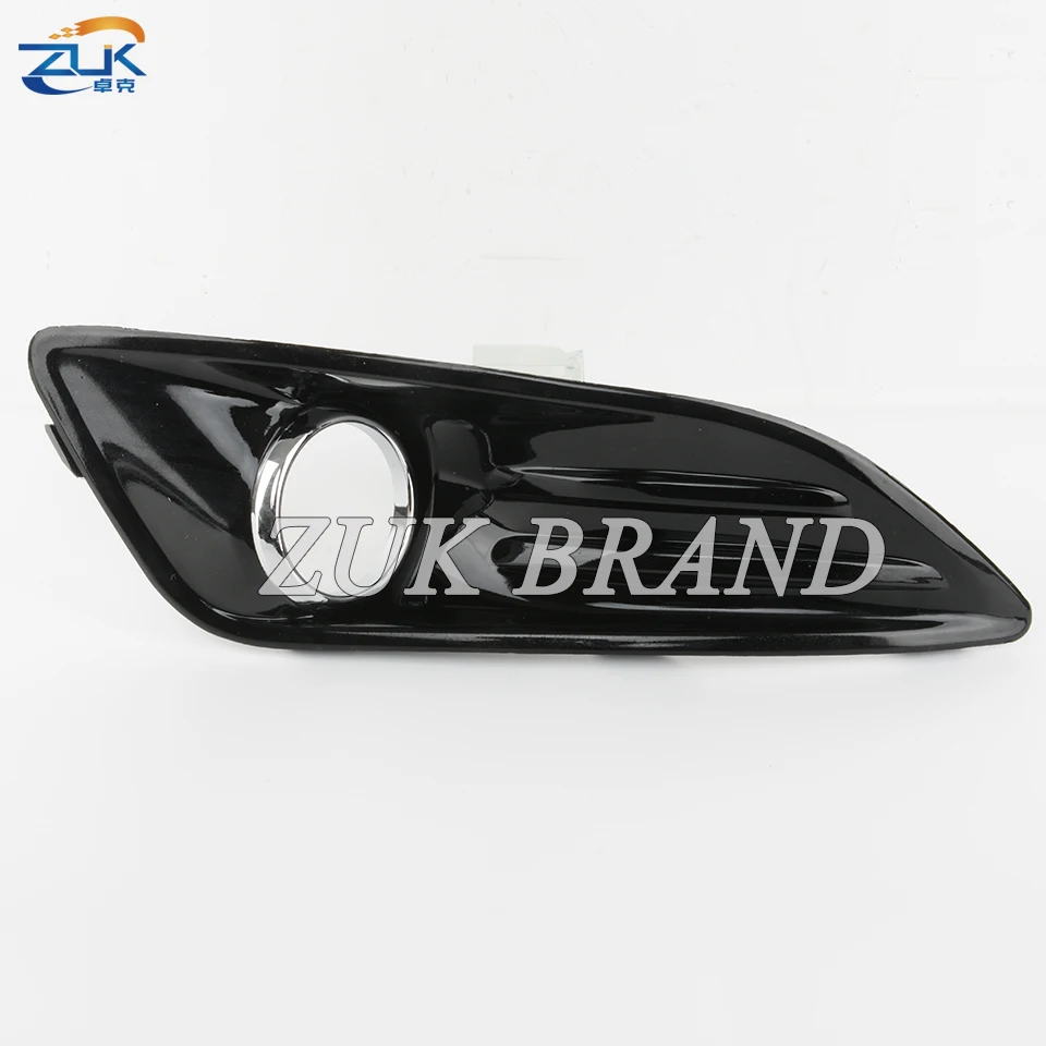 ZUK Car Styling Front Bumper Fog light Foglights Cover Fog Lamp Garnish Trim For Ford Fiesta 2013 2014 2015 3-Types For Choice