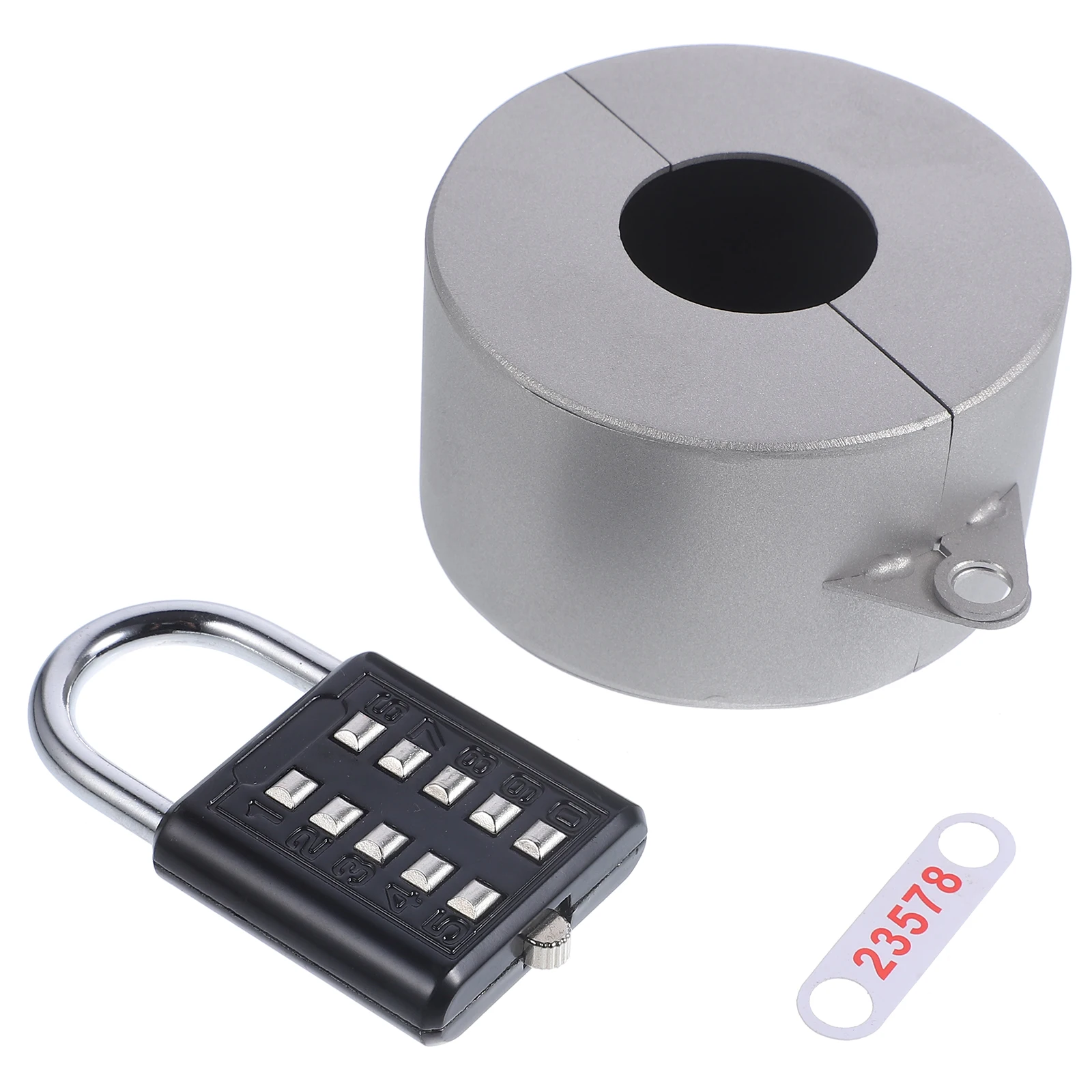 

Outdoor Faucet Cover 304 Stainless Steel Hood Password Lock Hose Bib Protector Water Spigot Lock for Garden Home