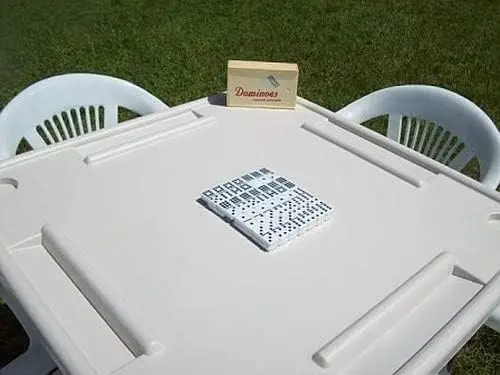 Blow Mold Domino Game Table