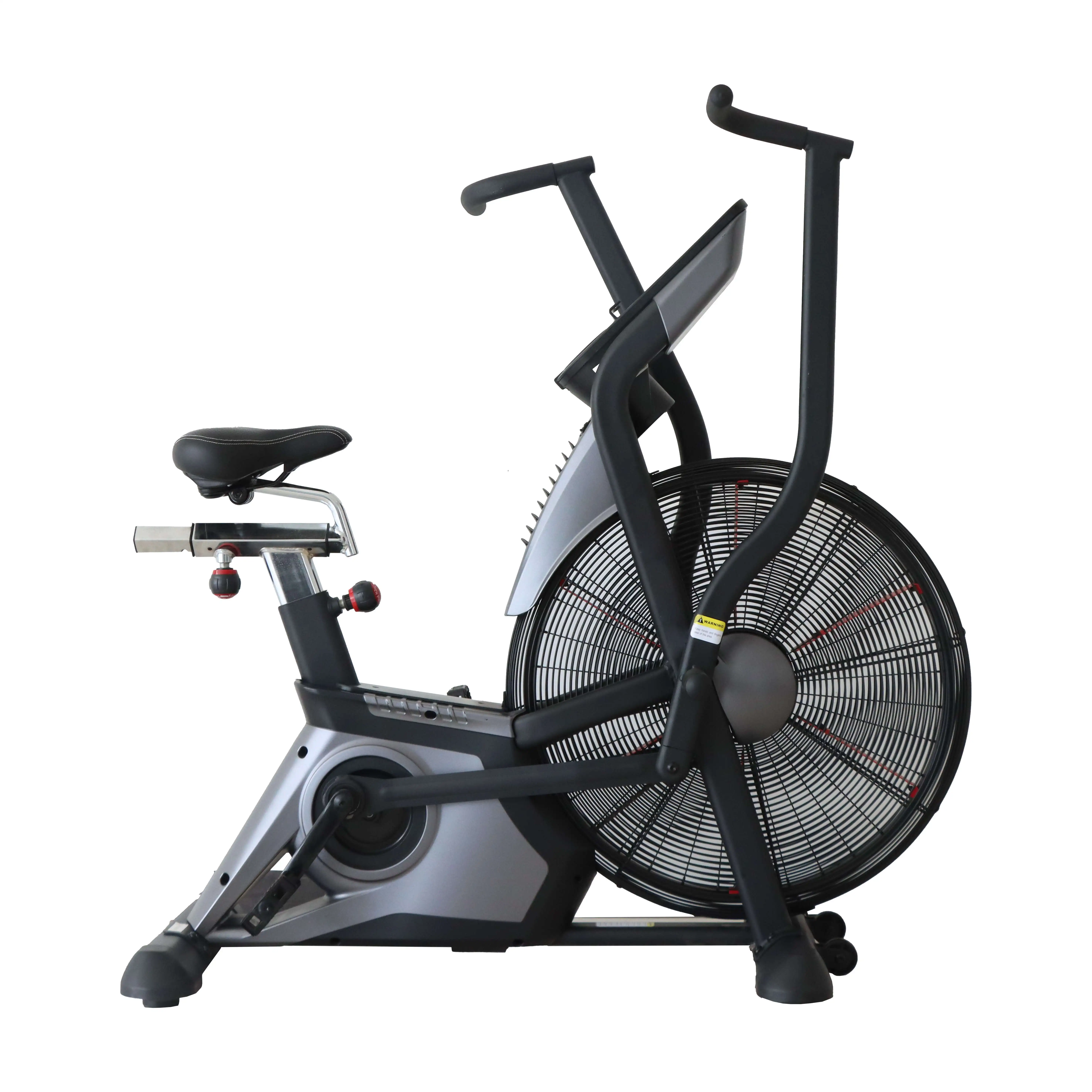 J S 6 Commercial Fan Fitness Exercise Vent Spinning Assault Cardio Air Bike for Cardio Training