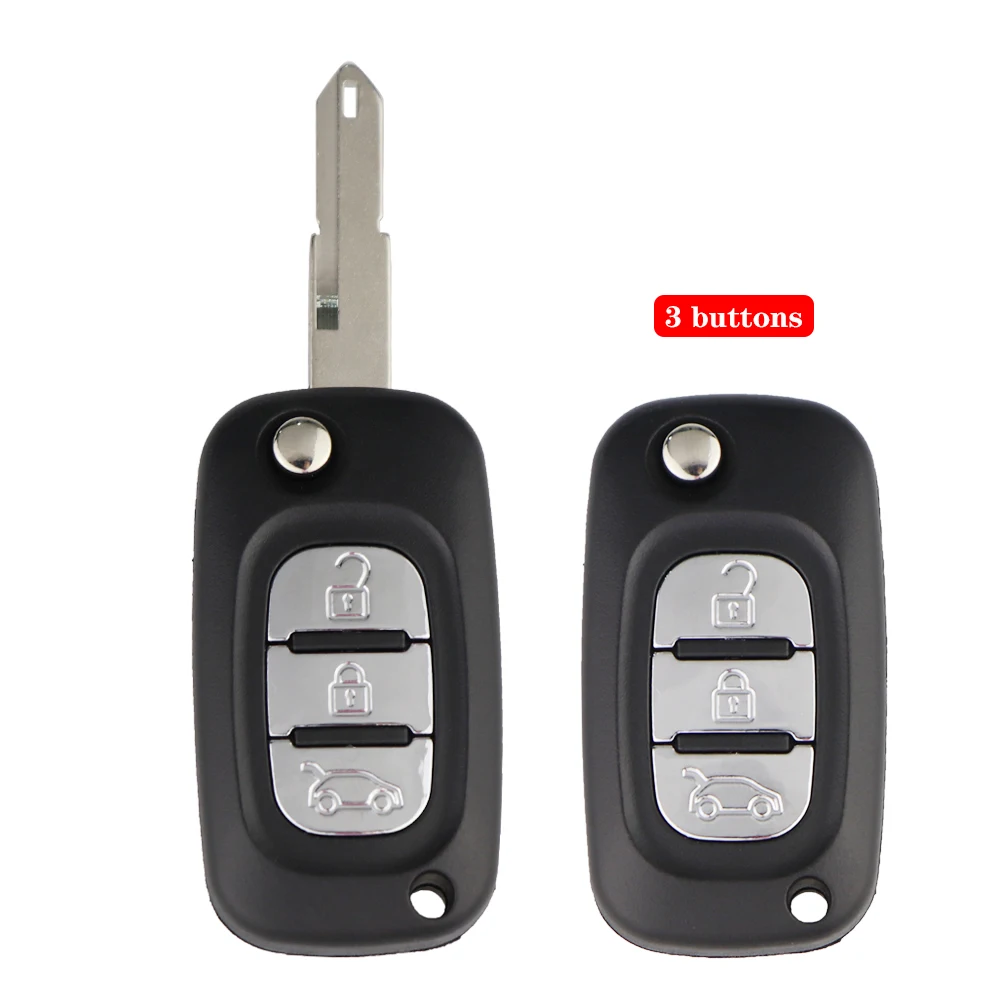 YIQIXIN Modified Flip 433Mhz Car Remote Key For Renault Traffic Master Clio 3 Kangoo Auto Dacia Twingo ID46 PCF7946 / 7947 Chip