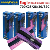 Goodyear Eagle F1 Road Bike Tires Purple Tyre 700x25C/28C/30C/32C Tire Bicycle Clincher Foldable Gravel Tyre Cycling Part PINK