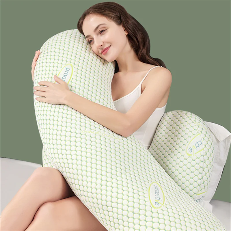 Simple H-shaped Pregnant Women\'s Side Sleeping Support Pillow Multi-functional Pregnancy Back Pillow Maternity Sleeping Artifact