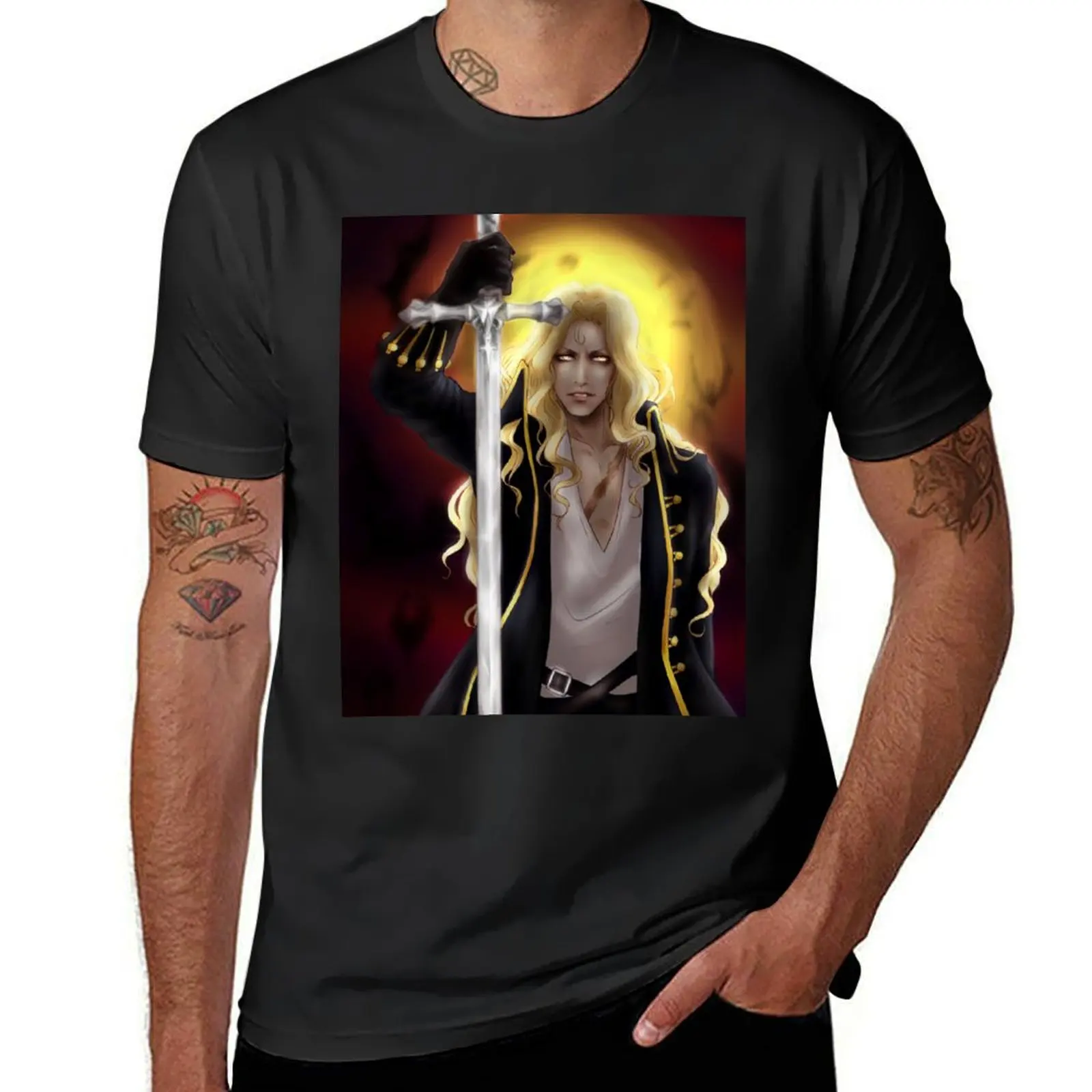 

Alucard T-Shirt aesthetic clothes plus sizes anime customs design your own fruit of the loom mens t shirts