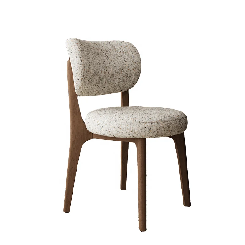 Modern Luxury Dining Chairs New Design Fabric Leather Cafe Living Room Decorative Mortise Tenon Chairs Стулья Дизайнерские
