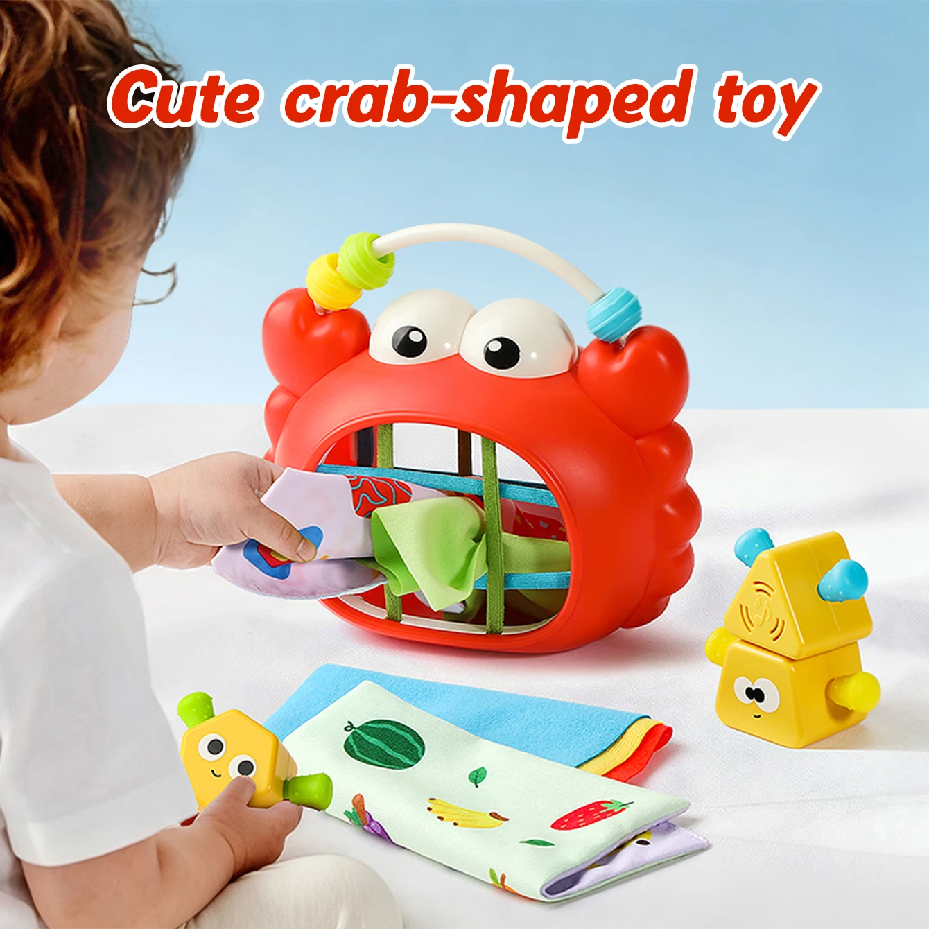 Infant Building Blocks, Pumping Paper, Can Be Stuffed Into Crab Toys, Early Education Patterns, Cognitive Puzzles, Fun Balance