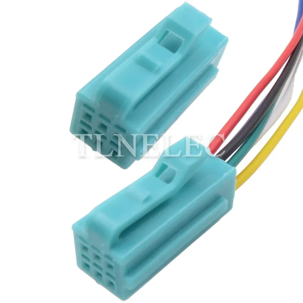 6 Pin Way Auto Replacement Socket Parts Car Unsealed Adapter With Wires Automobile Wire Harness Connectors