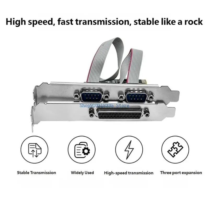 PCIE RS232 2 Port 1 Port Parallel LPT Expansion For Industrial Desktop