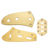 Kit de placa de Control de guitarra Dopro, placa de Control superior, placa de Control inferior, placa de interruptor Selector de pastilla para guitarra Fender Jaguar