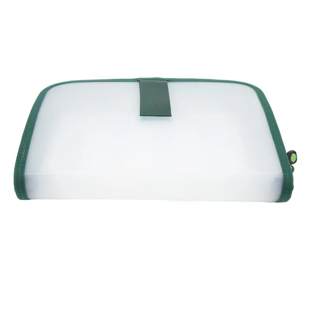 

Clear Visual Fishing Lures Storage Case Hard Shell Multiple Compartments Fishing Bait Storage Bag Two Way Zippers