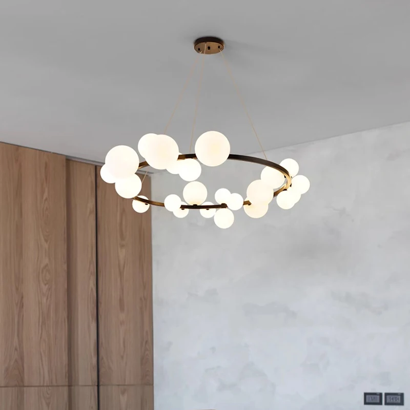 Modern home decor ring led lights pendant light lamps for living room Chandeliers for dining room hanging light indoor lighting