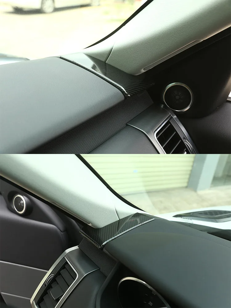 Für Land Rover Range Rover Sport 2014-17 Carbon Faser Auto Center Control Panel Lenkrad Tür Trim Aufkleber auto Zubehör – Detail 10