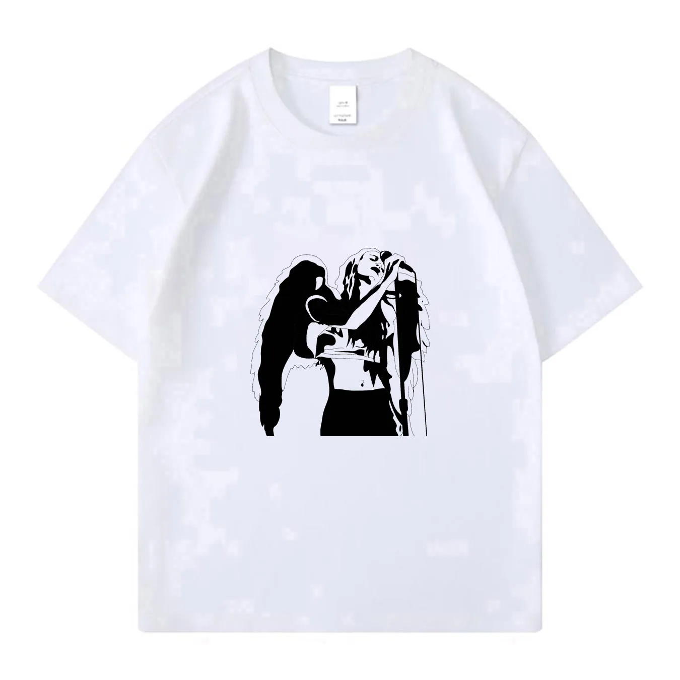 فيونا أبل تي شيرت مطبوع الرجال النساء الصيف تنفس الملابس عارضة الشارع الشهير 100٪ ملابس علوية من القطن