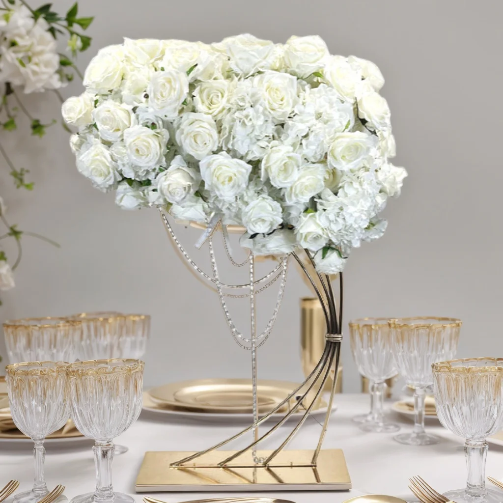 

4/6/5/10 шт. свадебная металлическая подставка для цветов из нержавеющей стали для центральной части свадебного стола