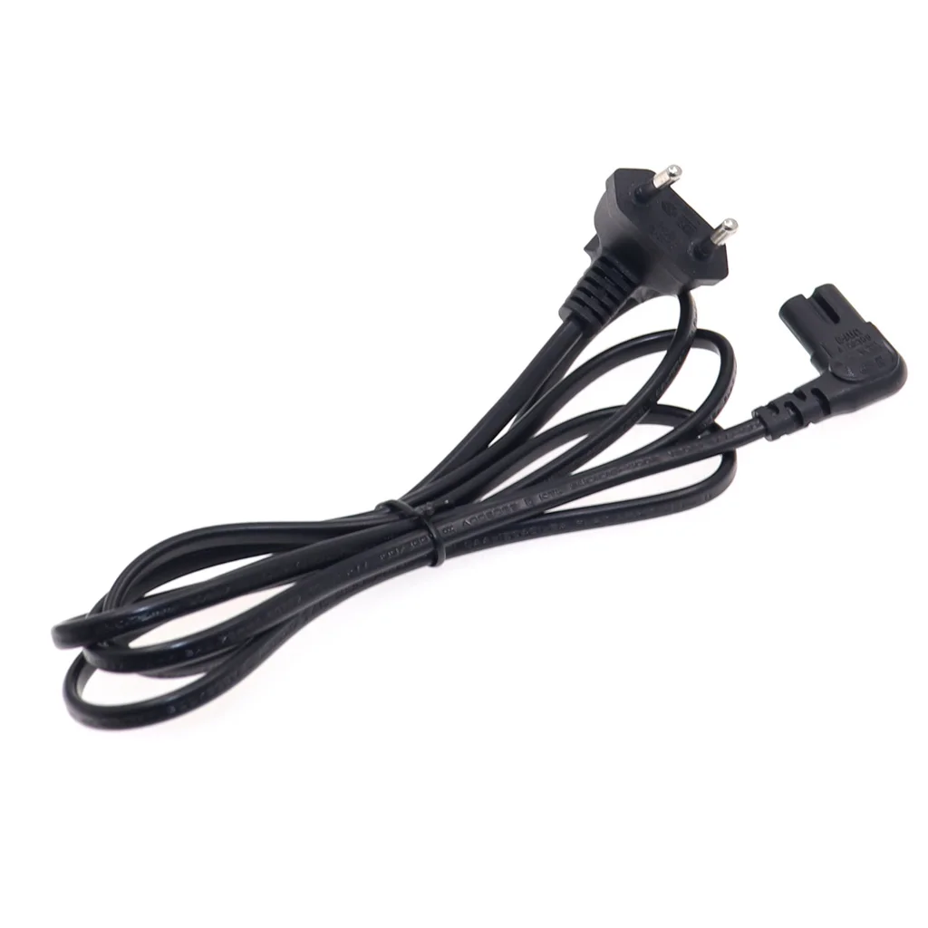 90 Degree EU Schuko CEE7/16 Europe 2pin Male to Right Angled IEC 320 C7 Power Supply Cord Cable