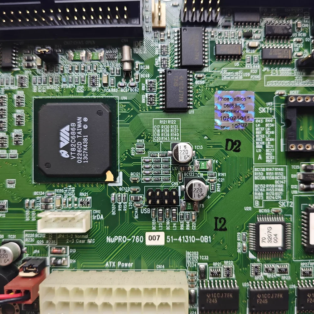 Industrial Computer Motherboard NuPRO-760 With CPU Memory Fan