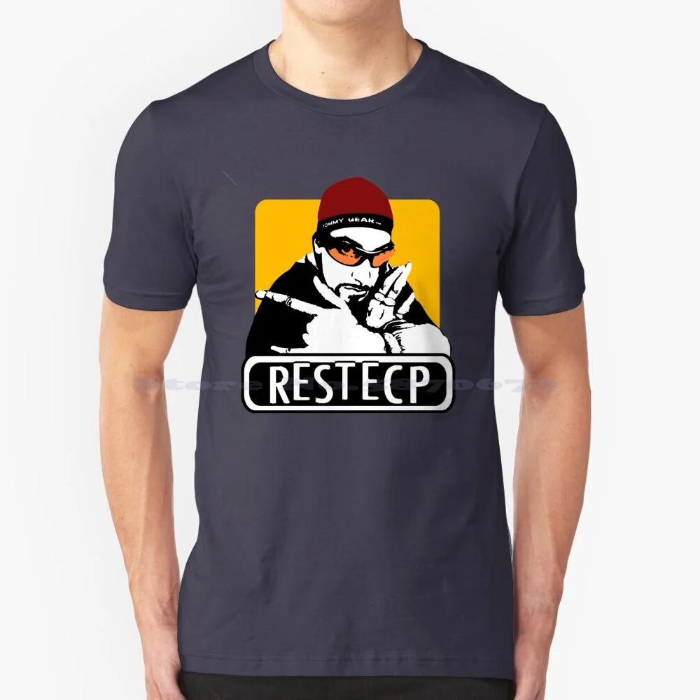 Restecp T Shirt 100% Cotton Tee Ali G Alig Restecp Respect Sacha Baron Cohen Cinema Tv Humor Comedy Hip Hop Rap Geek Parody