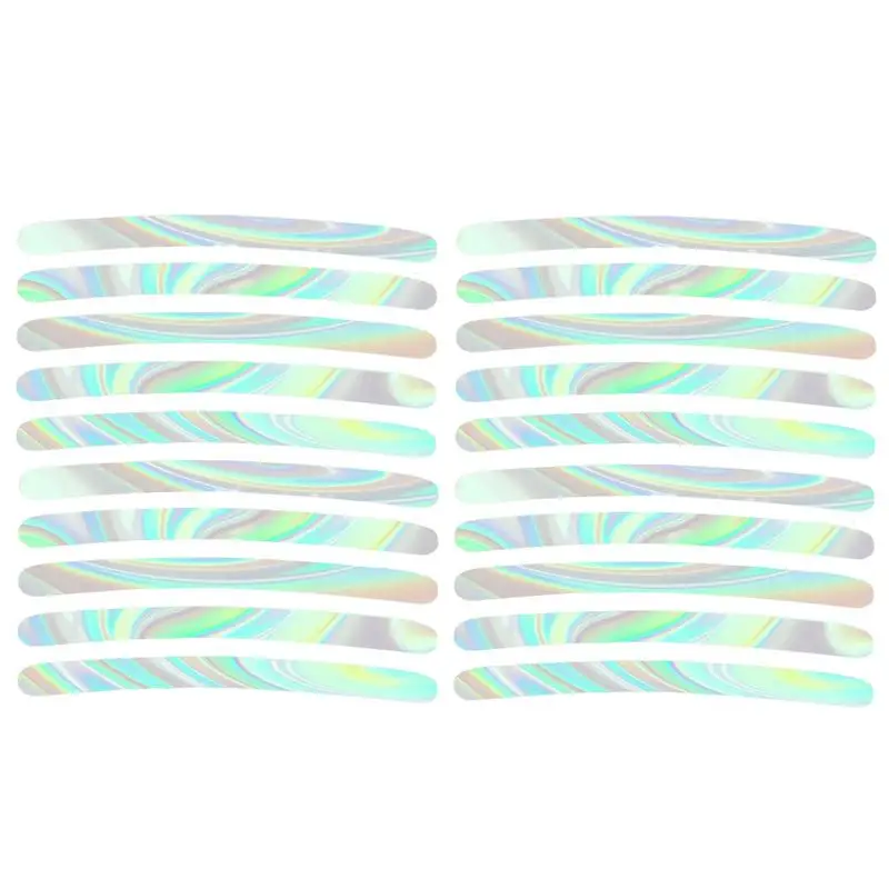 

20pcs Wheel Sticker Reflective Rim Stripe Tape Bike Motorcycle Stickers Motorcycle Wheel Stickers