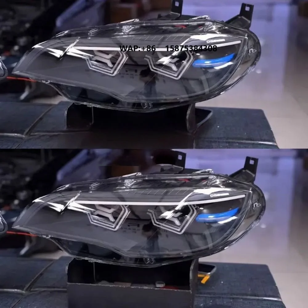 

For X5/X6 2009-2013 E70/E71 Retrofit Headlights-12V 25W 4000 Lm 6000K RGB DRL with High Lumen Output H4 Bulb